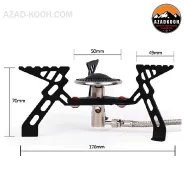 سرشعله شلنگ دار آلوکس مدل CS-G05