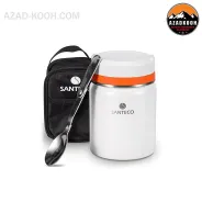 فلاسک غذا دو جداره سانتکو مدل SANTECO KOGE Thermal Food Jar With Spoon 500ML