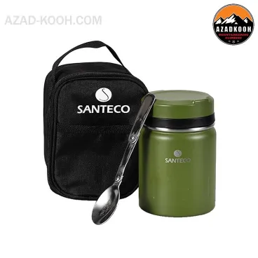 فلاسک غذا دو جداره سانتکو مدل SANTECO KOGE Thermal Food Jar With Spoon 500ML