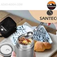فلاسک غذا دو جداره سانتکو مدل SANTECO KOGE Thermal Food Jar With Spoon 500ML