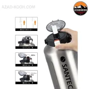 بطری دو جداره سانتکو مدل SANTECO  ERIE Sport 1900ML