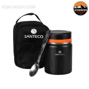 فلاسک غذا دو جداره سانتکو مدل SANTECO KOGE Thermal Food Jar With Spoon 500ML