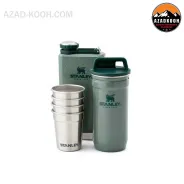 ست شات و قمقمه کتابی استنلی Adventure Steel Shots + Flask