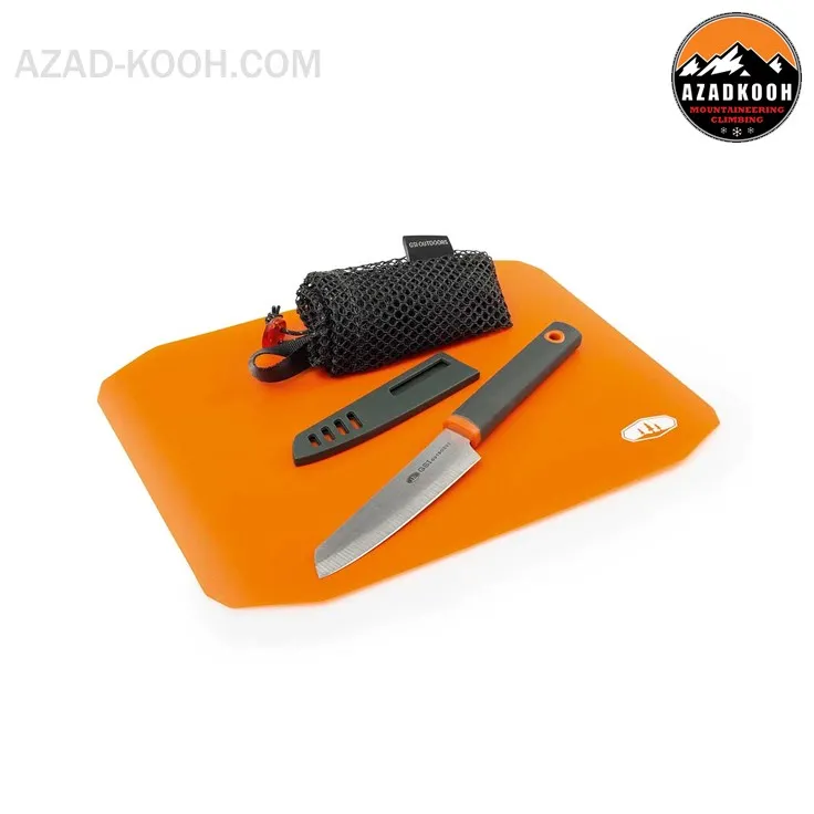 ست چاقو و تخته برش رولی جی اس آی GSI OUTDOORS SANTOKU