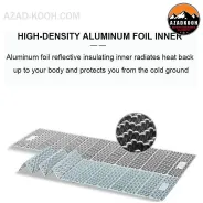 زیرانداز کیسه خواب آکاردئونی  مونتین اسپرینگ مدل C3-L