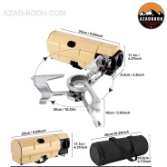 اجاق گاز سفری و کمپینگ تاشو portable cassette stove