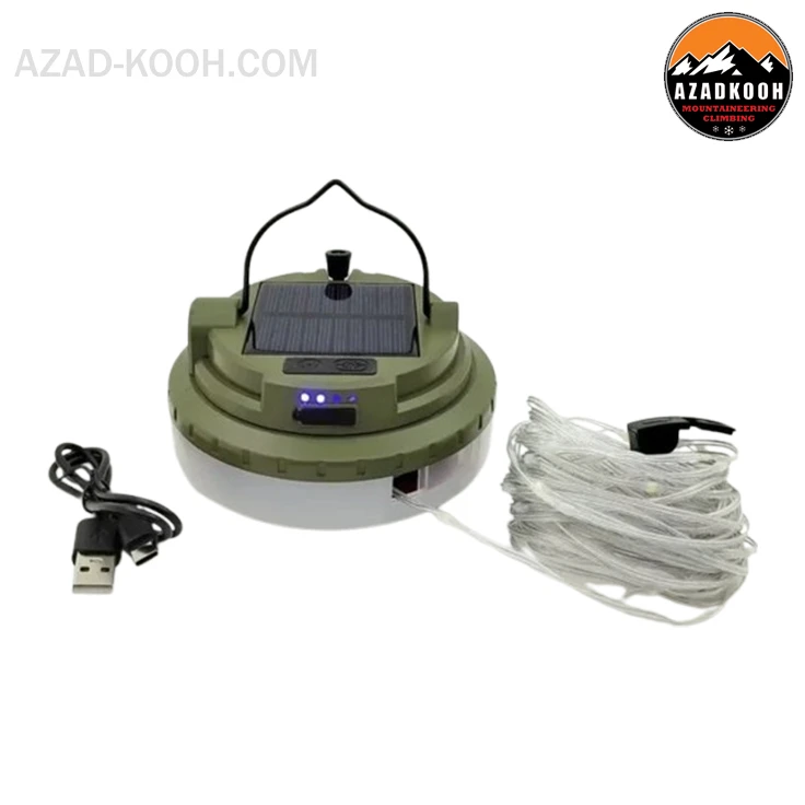 چراغ چادر ریسه ای شارژی  مدل Hop-8806