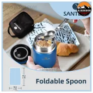 فلاسک غذا دو جداره سانتکو مدل SANTECO KOGE Thermal Food Jar With Spoon 500ML