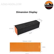 زیرانداز کیسه خواب آکاردئونی  مونتین اسپرینگ مدل S55