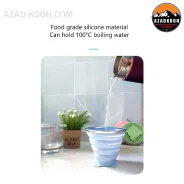 لیوان سیلیکونی تاشو بلک دیر  180 میلی لیتر