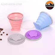 لیوان سیلیکونی تاشو بلک دیر  180 میلی لیتر