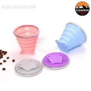لیوان سیلیکونی تاشو بلک دیر  180 میلی لیتر