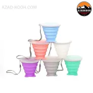 لیوان سیلیکونی تاشو بلک دیر  180 میلی لیتر