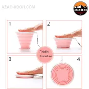 لیوان سیلیکونی تاشو بلک دیر  180 میلی لیتر