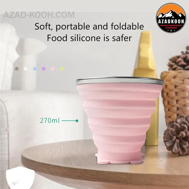لیوان سیلیکونی تاشو بلک دیر  270 میلی لیتر