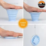 لیوان سیلیکونی تاشو بلک دیر  270 میلی لیتر