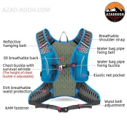 کوله پشتی رانینگ  16 لیتر INOXTO