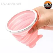لیوان سیلیکونی تاشو بلک دیر  180 میلی لیتر